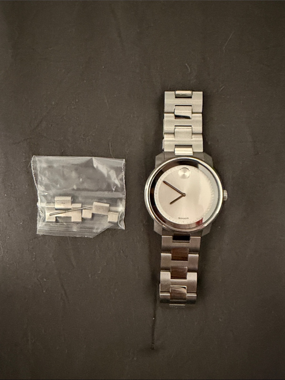 Movado Bold Quartz Silver Dial Watch - Picture 4 of 4